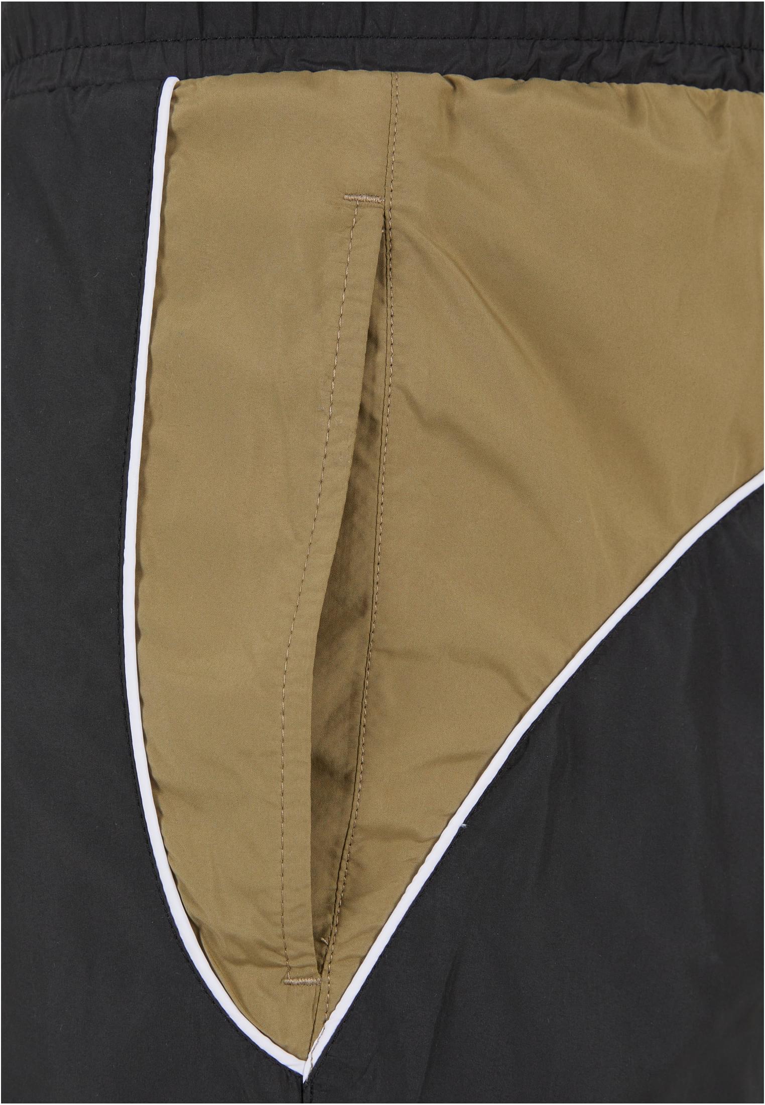 Piped Track Shorts Urban Classics Tb6689-00007 Black ανδρικά Βερμούδες Σορτς Simple Wear
