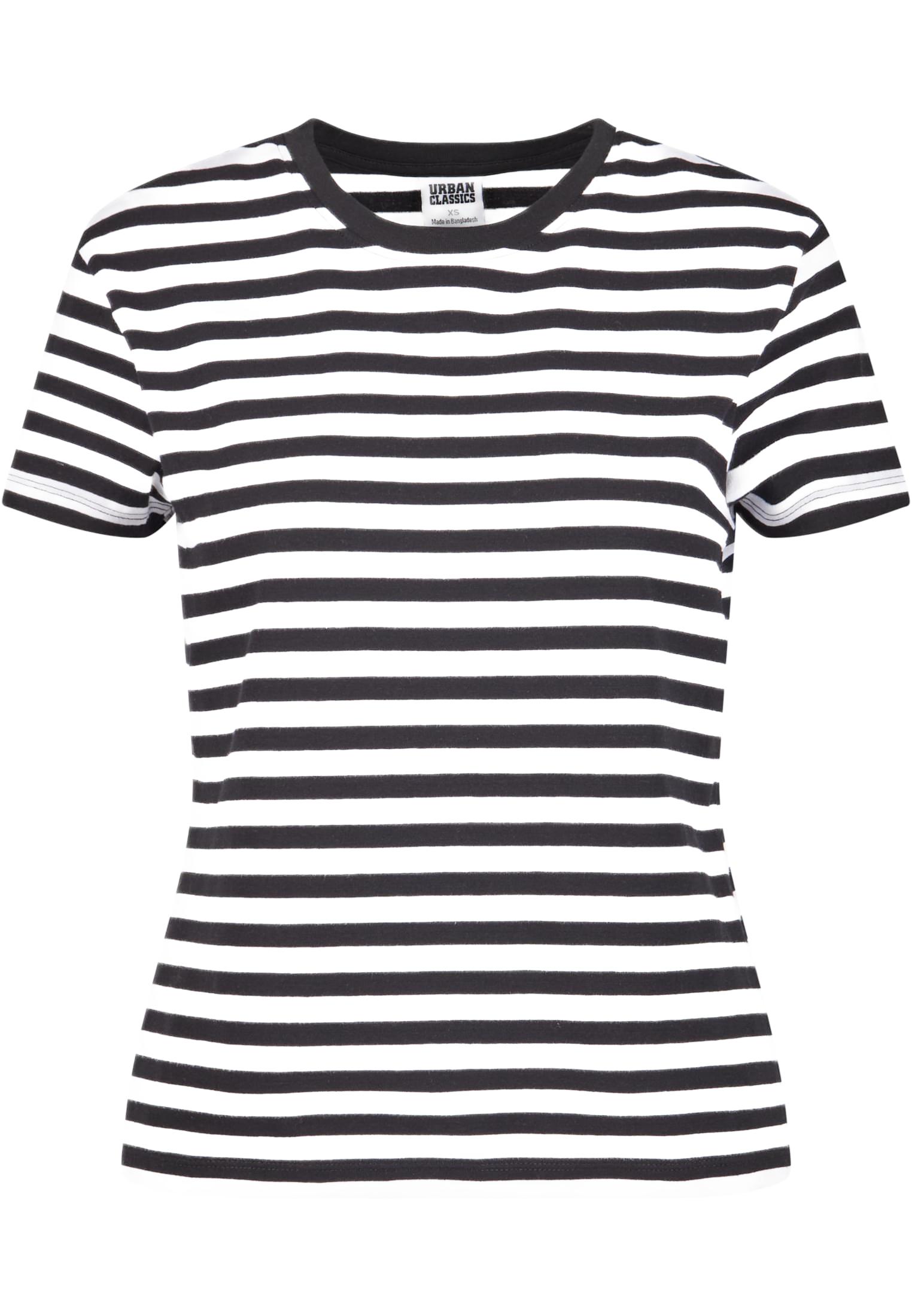 Γυναικείο T-Shirt Ριγέ Ladies Regular Striped Tee TB6826-01248 Urban Classics White/Black