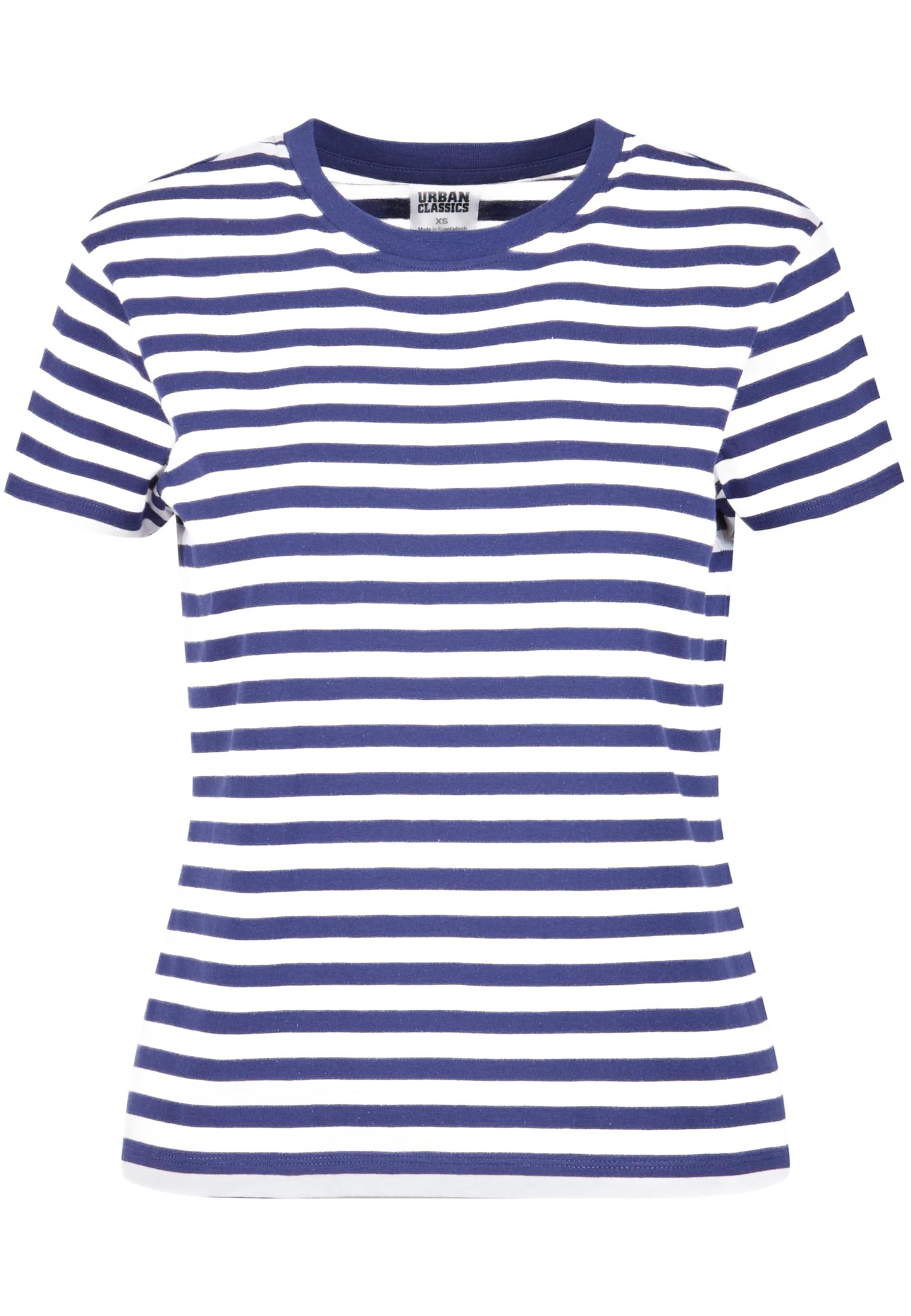 Γυναικείο T-Shirt Ριγέ TB6826 Urban Classics white/darkblue
