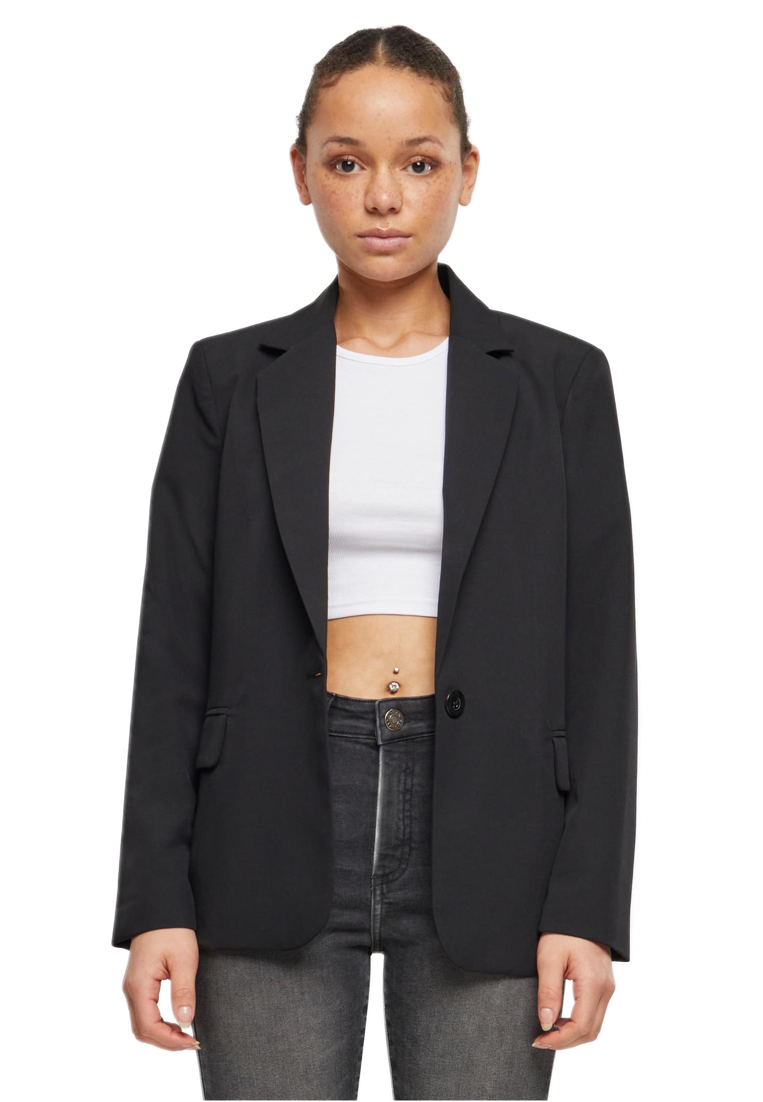 Ladies Basic Blazer Urban Classics TB6890 black