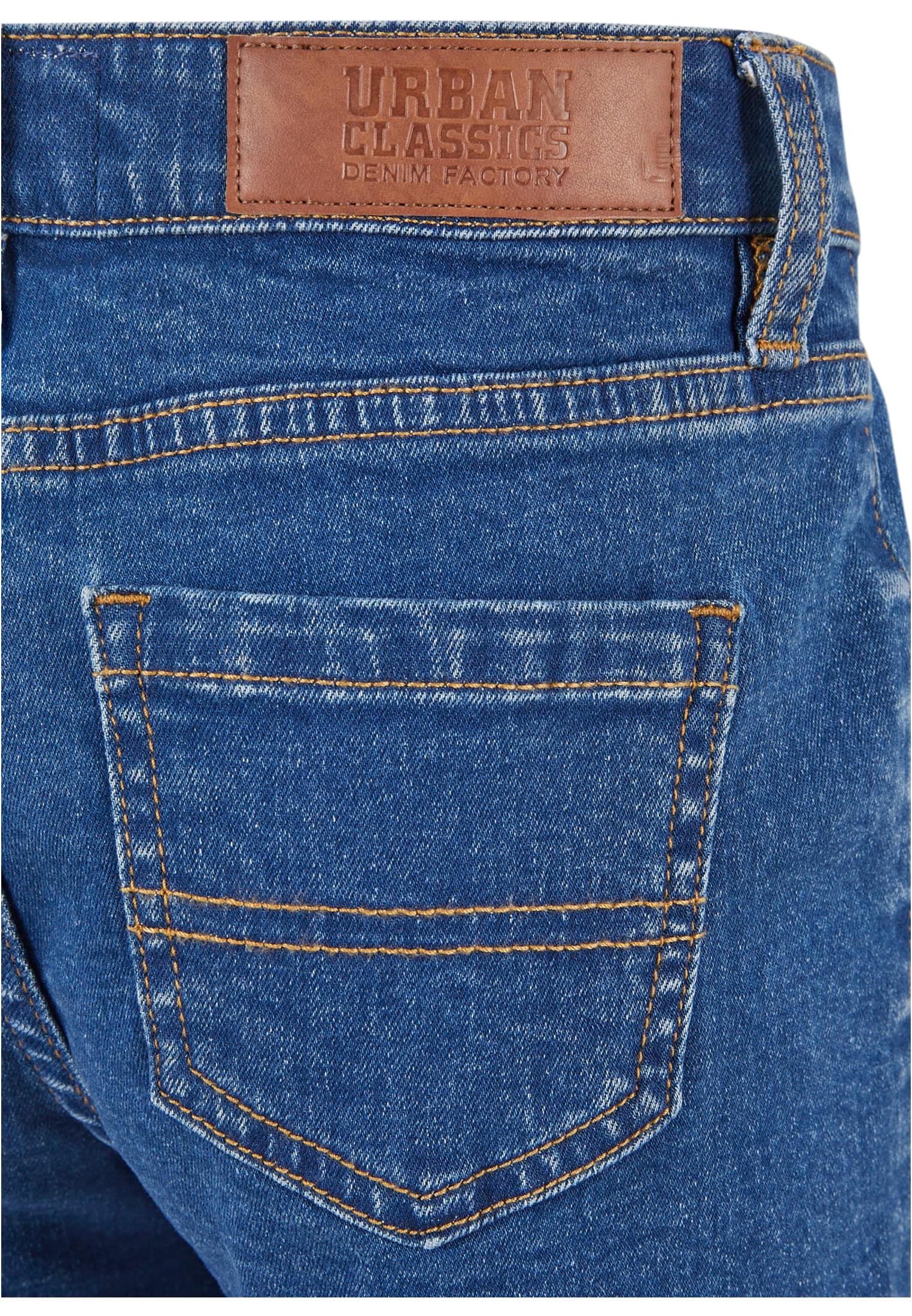 Girls Organic Stretch Denim 5 Pocket Shorts Urban Classics Uck4796-03673 Clearblue Washed παιδικά Αγόρι Παντελόνια Simple Wear
