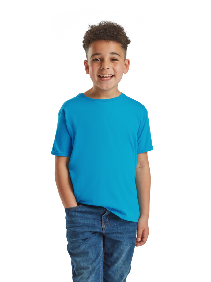 Παιδικό T-Shirt 61-023-0 Fruit of the Loom Iconic Azure Blue