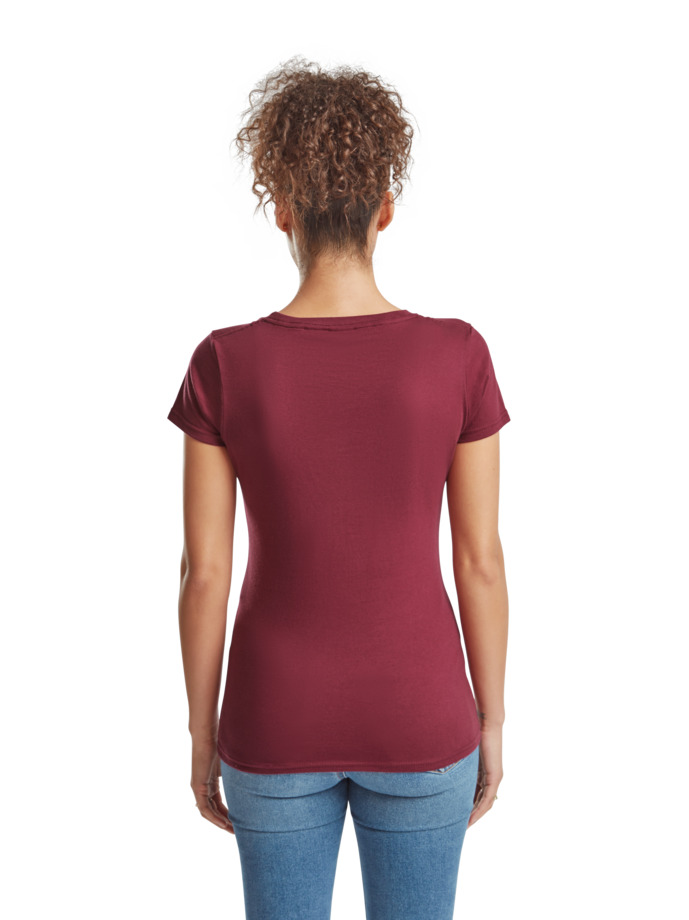 Γυναικείο Μπλουζάκι 61-424-0 Fruit of the Loom Burgundy