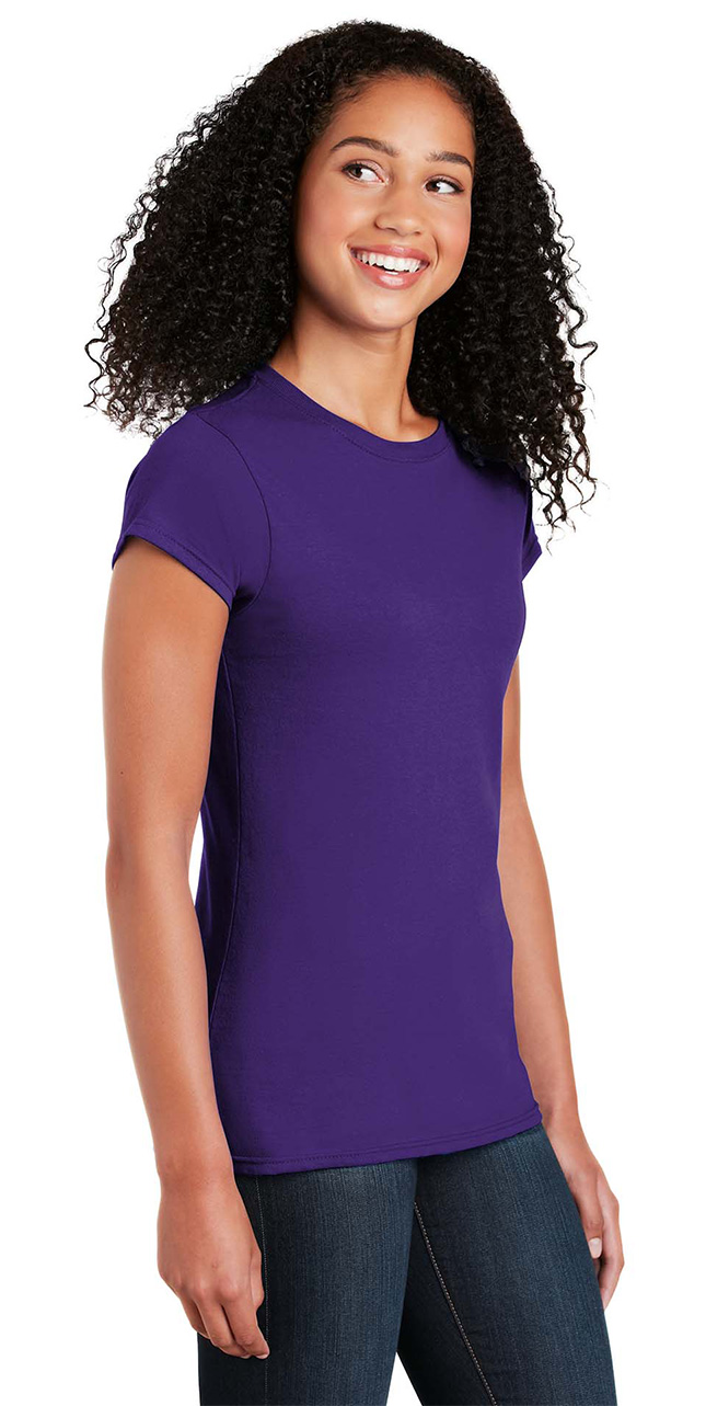 Γυναικείο T-Shirt 64000L Gildan Fitted Ring Spun Purple