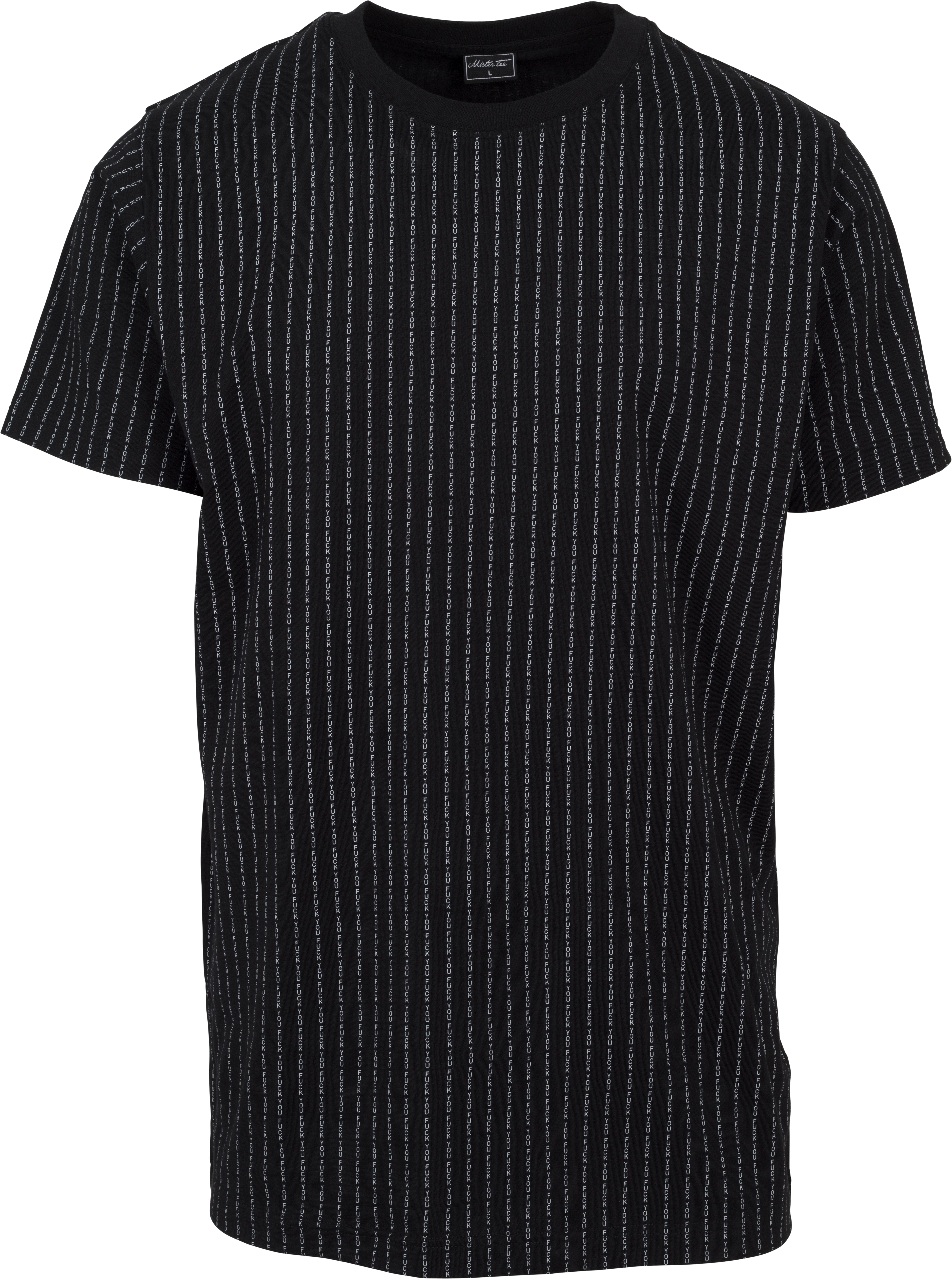 T-Shirt Fuckyou Tee Mister Mt679 Black ανδρικά Basic T-Shirts Simple Wear Μπλουζάκια κοντομάνικα
