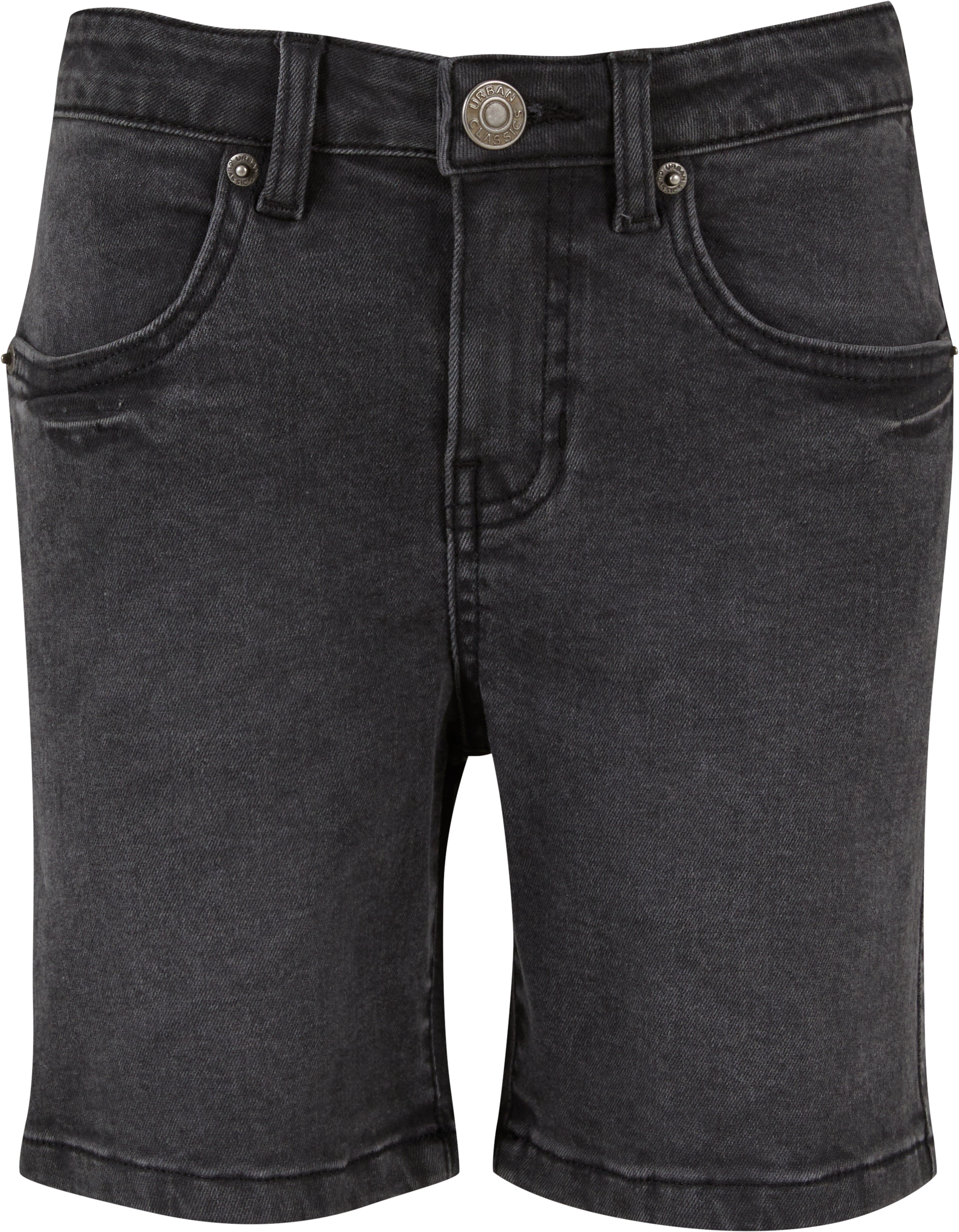 Boys Relaxed Fit Jeans Shorts Urban Classics UCK4156 black washed