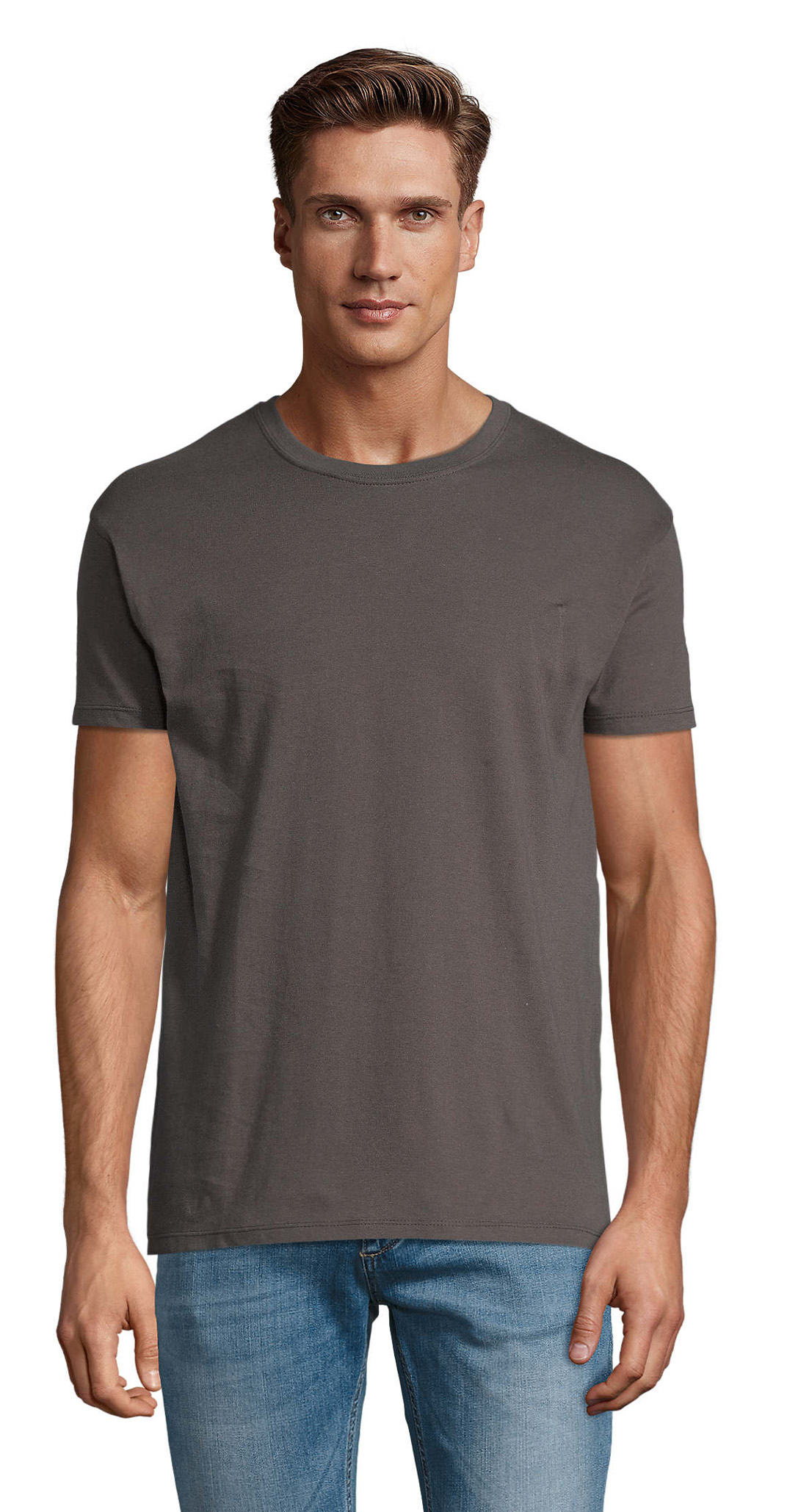 Ανδρικό T-Shirt 11380 SOL'S Regent Dark Grey