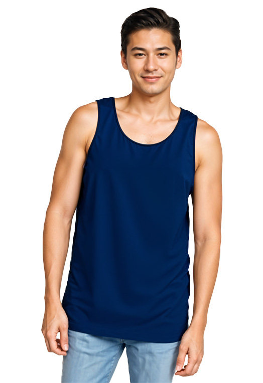 Αμάνικο T-Shirt 64200 Gildan Softstyle Navy