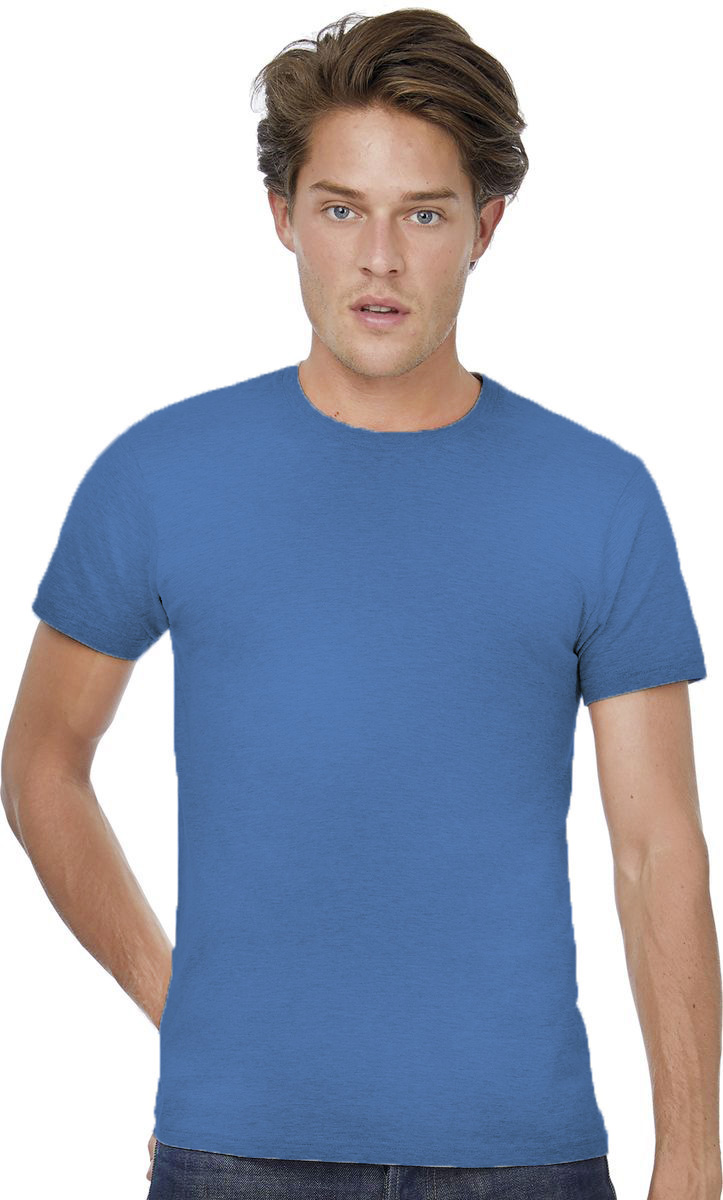 Ανδρικό T-Shirt TU01T B & C E150 Azure