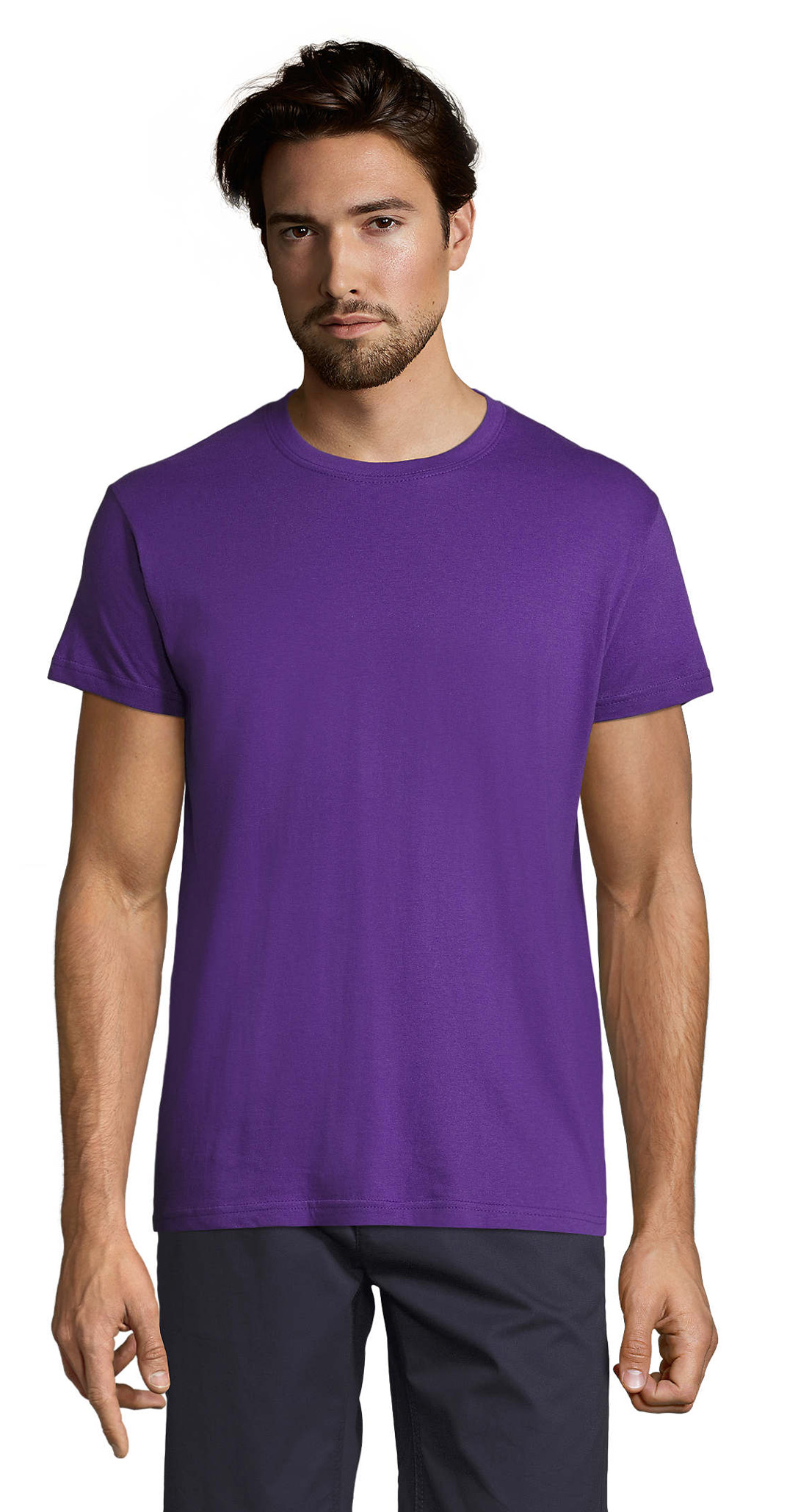 Ανδρικό T-Shirt 11380 SOL'S Regent Dark Purple