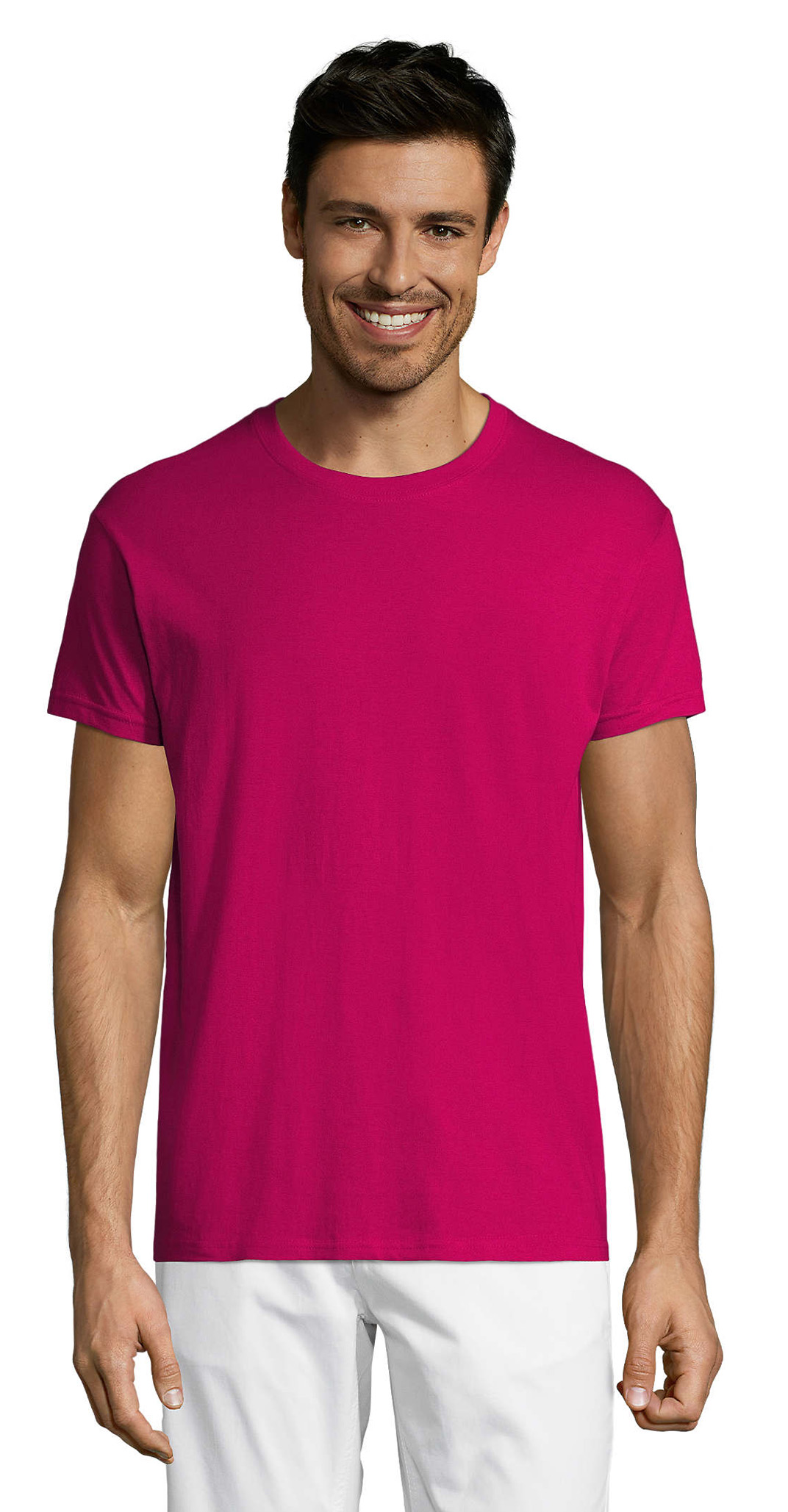 Ανδρικό T-Shirt 11380 SOL'S Regent Fuchsia