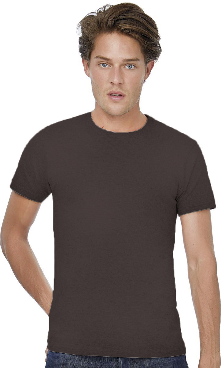 Ανδρικό T-Shirt TU01T B & C E150 Bear Brown