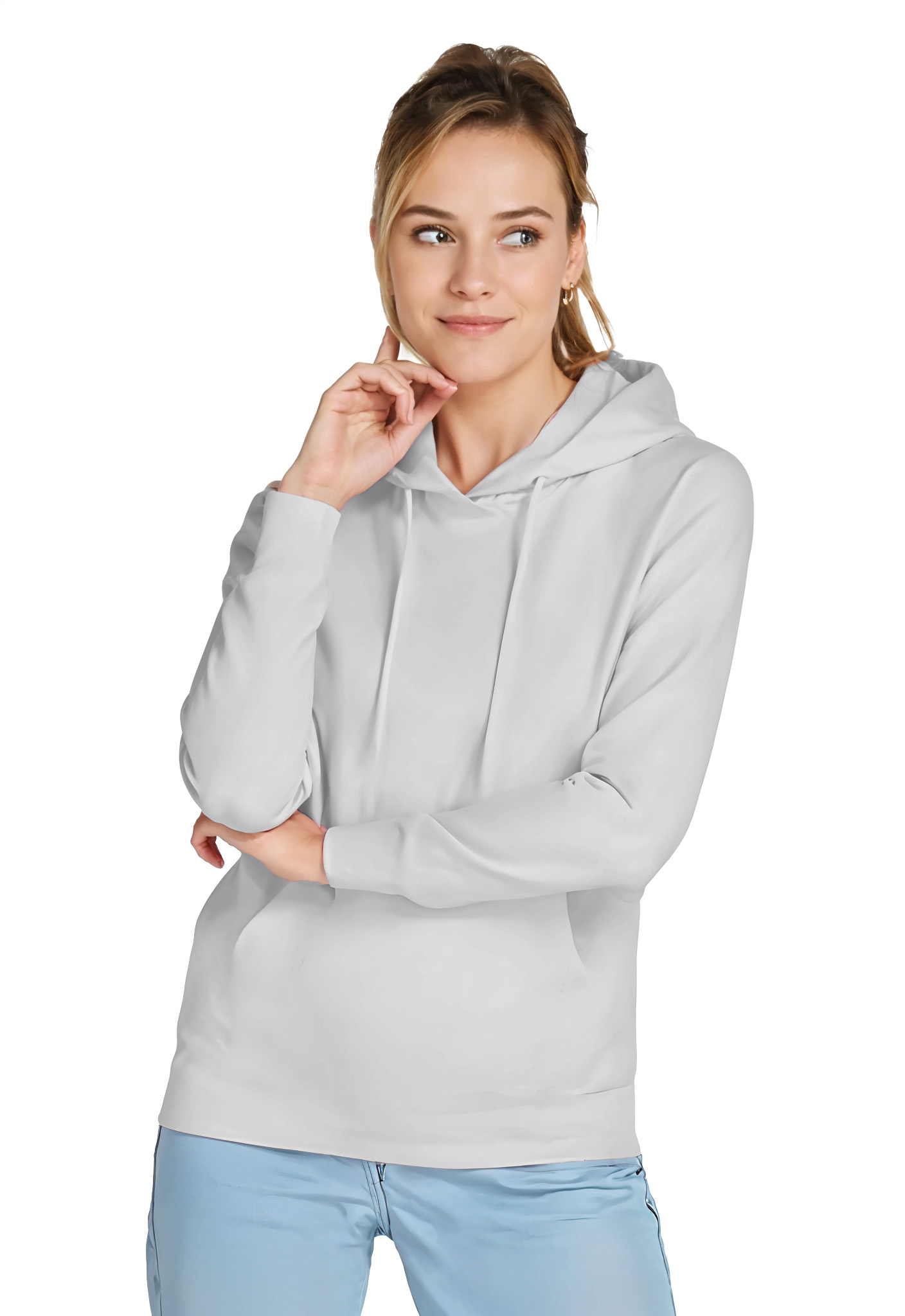 Γυναικείο Φούτερ με Κουκούλα SG27F SG Ash Grey