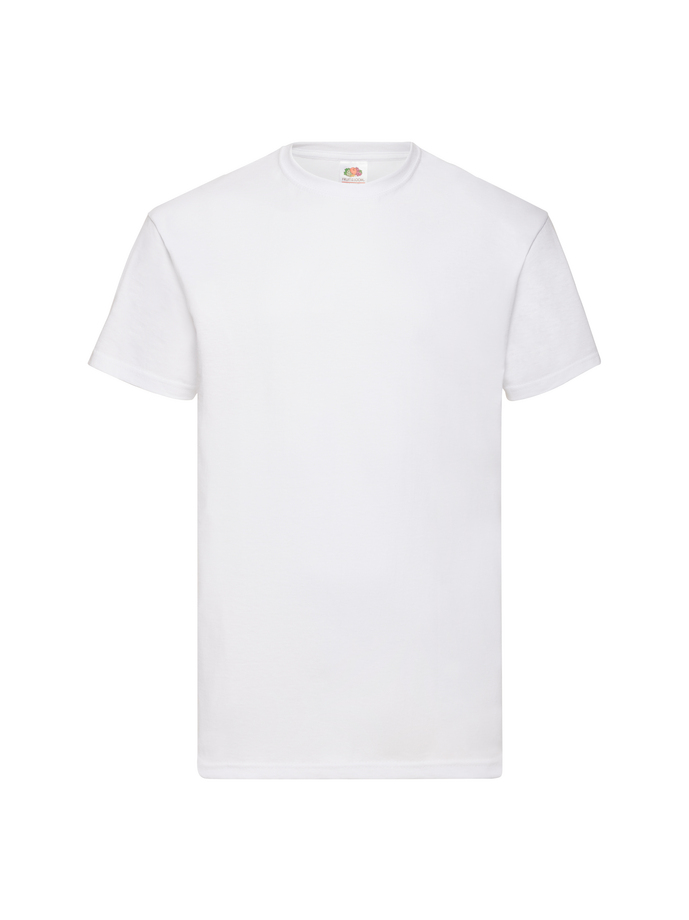 Λευκά Σετ 3 Pack T-Shirt Original Loose Fit Fruit Of The Loom 61-082-0 ανδρικά Basic T-Shirts Simple Wear Μπλουζάκια κοντομάνικα