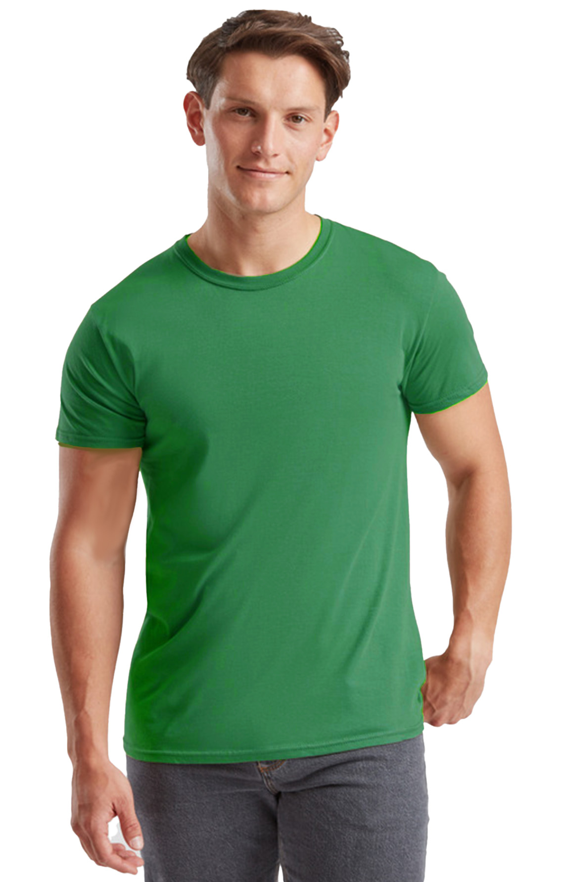 T-Shirt 61-430-0 Fruit of the Loom Iconic 150 Slim Fit Kelly Green