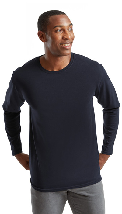 Μακρυμάνικο T-Shirt 61-446-0 Fruit of the Loom Iconic 150 Deep Navy