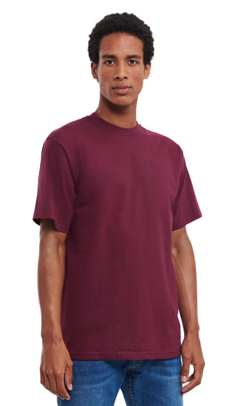 T-Shirt Classic T R-180M-0 Russell Burgundy