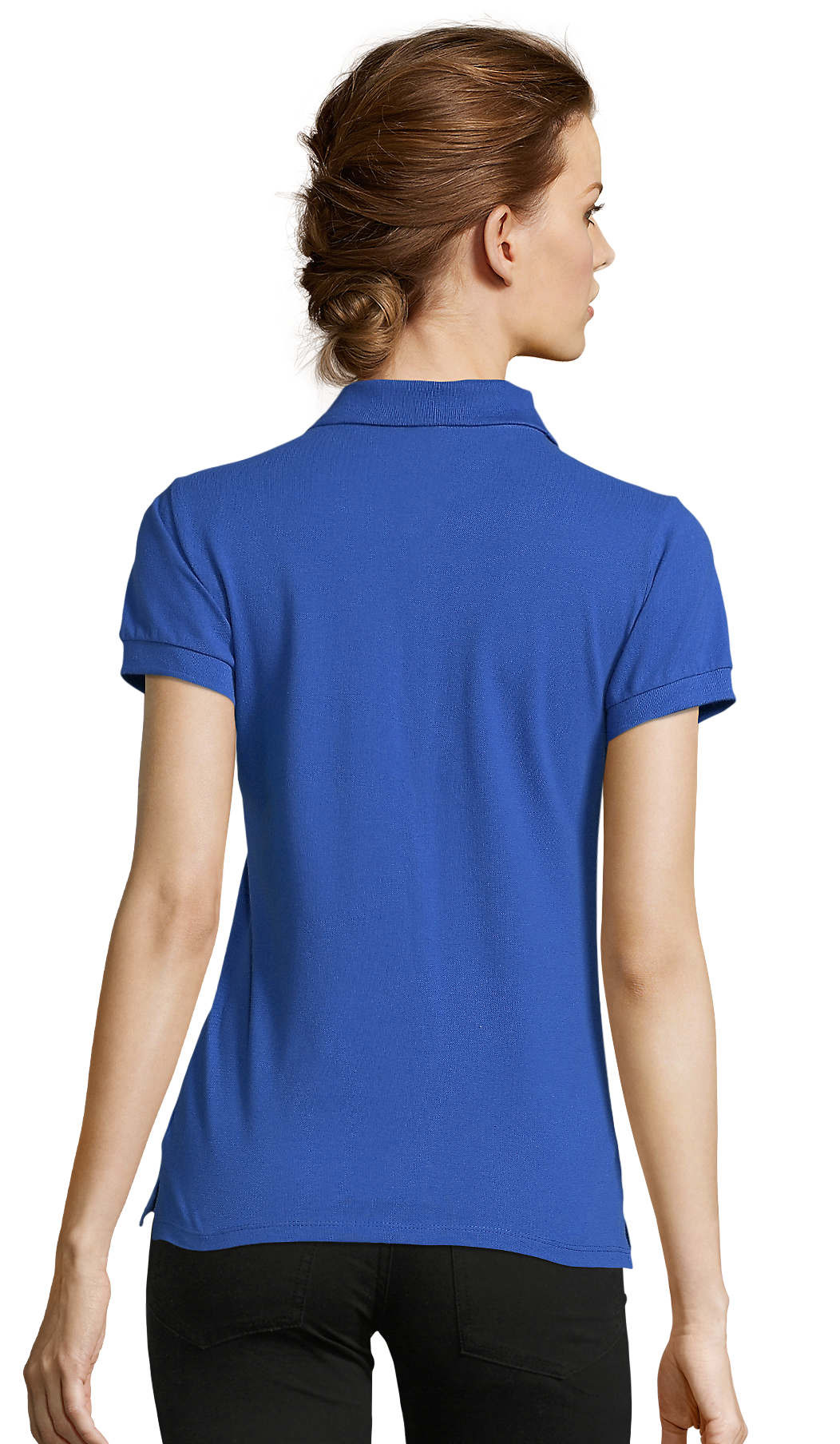 Γυναικείο πόλο πικέ People SOLS 11310-241 Royal Blue