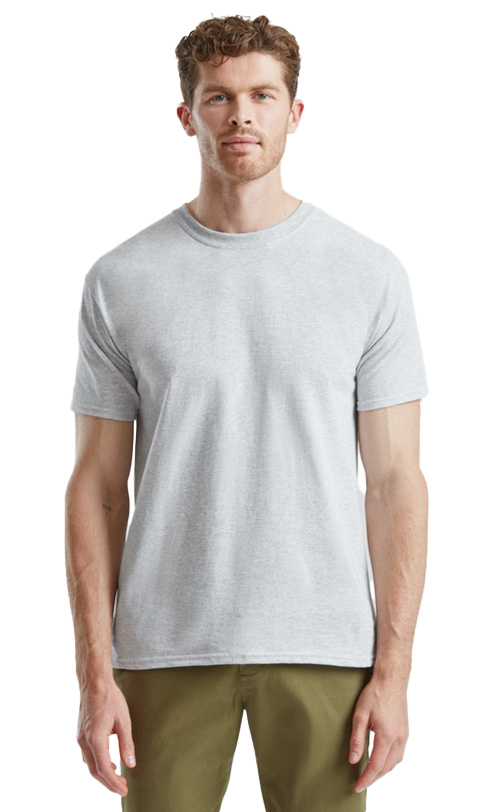 Ανδρικό T-Shirt Heavy Cotton 61-212-0 Fruit of the Loom Heather Grey