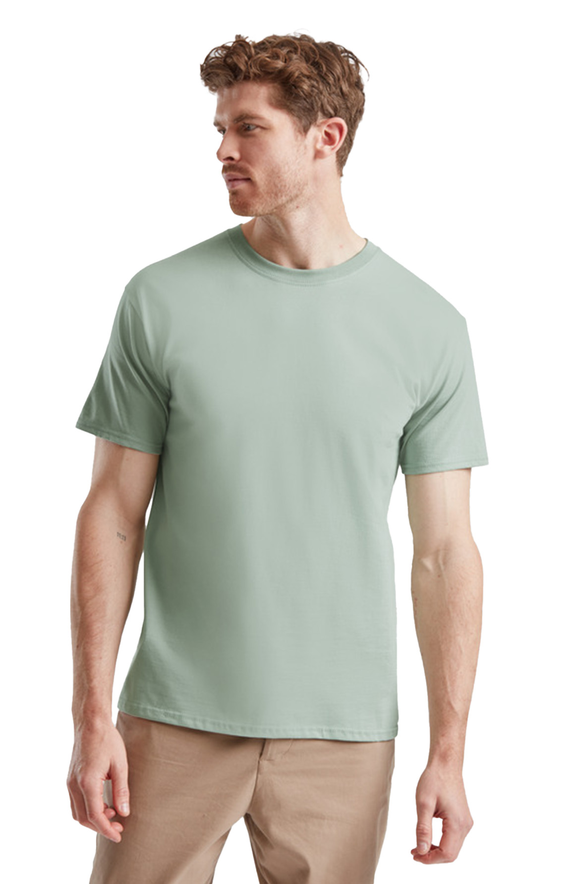T-Shirt 61-422-0 Fruit of the Loom Ringspun Premium Iconic 195 Sage