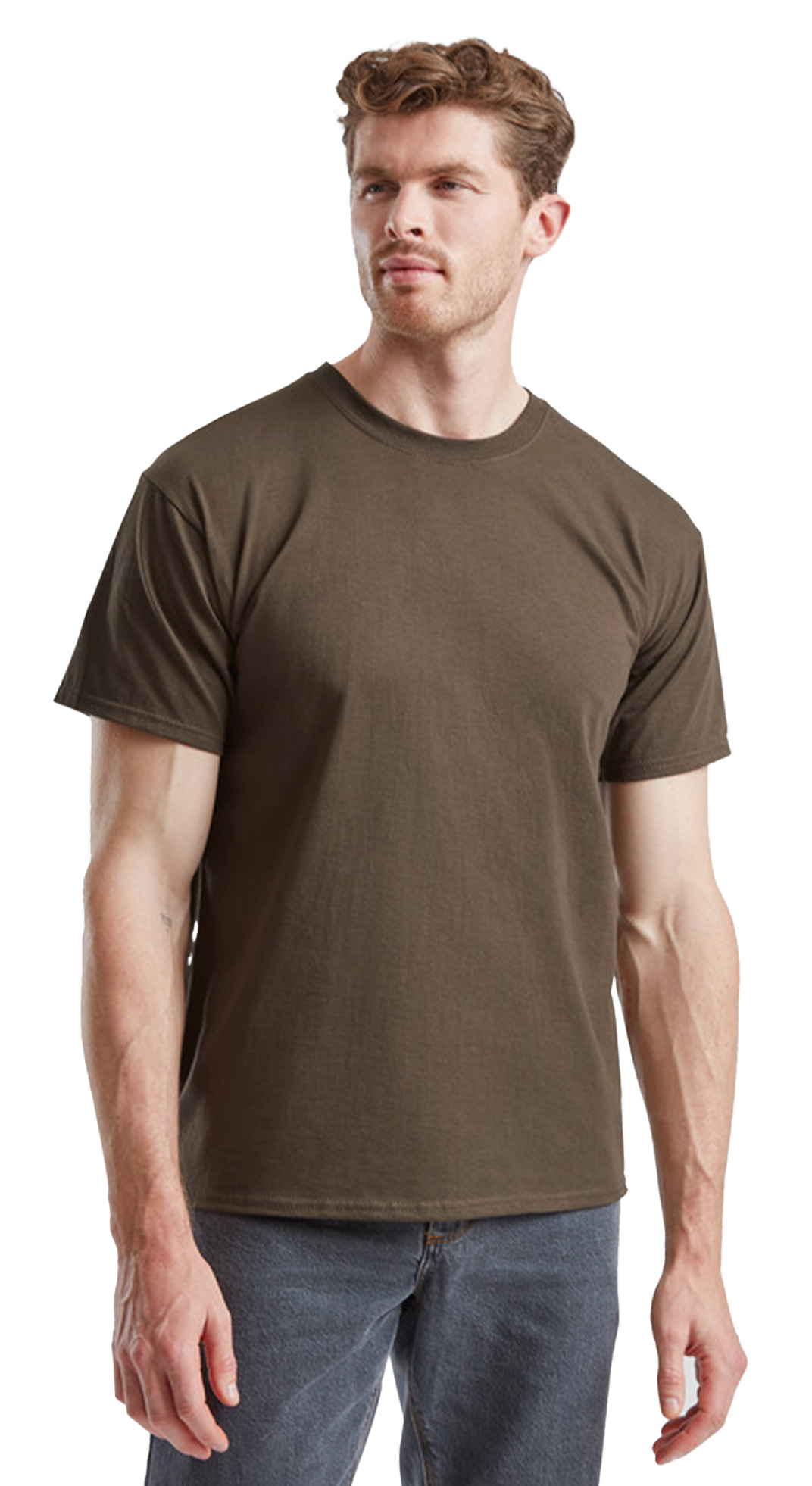 T-Shirt 61-036-0 Fruit of the Loom Valueweight Chocolate