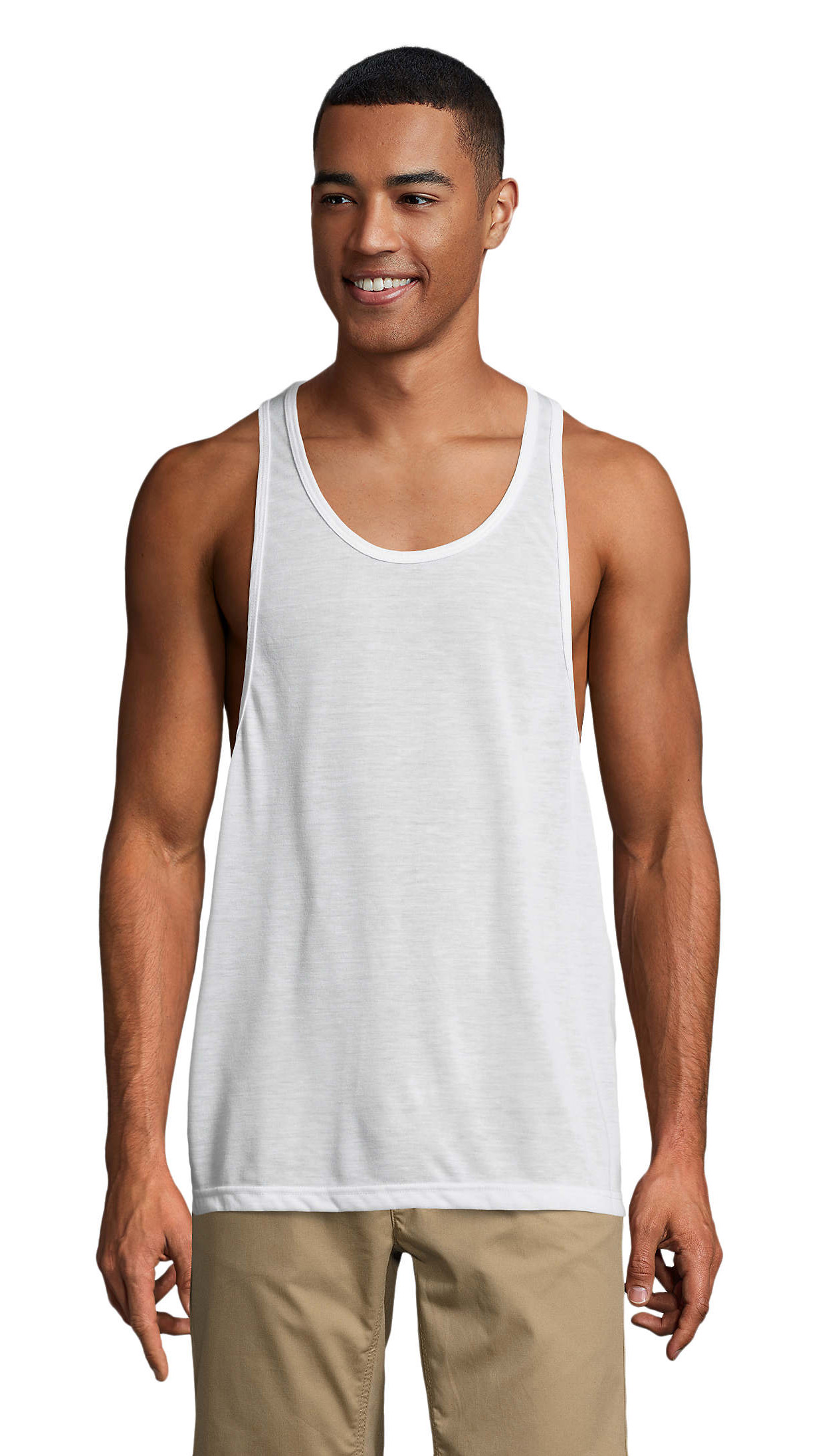 Αμάνικο T-Shirt 01223 SOL'S Jamaica White