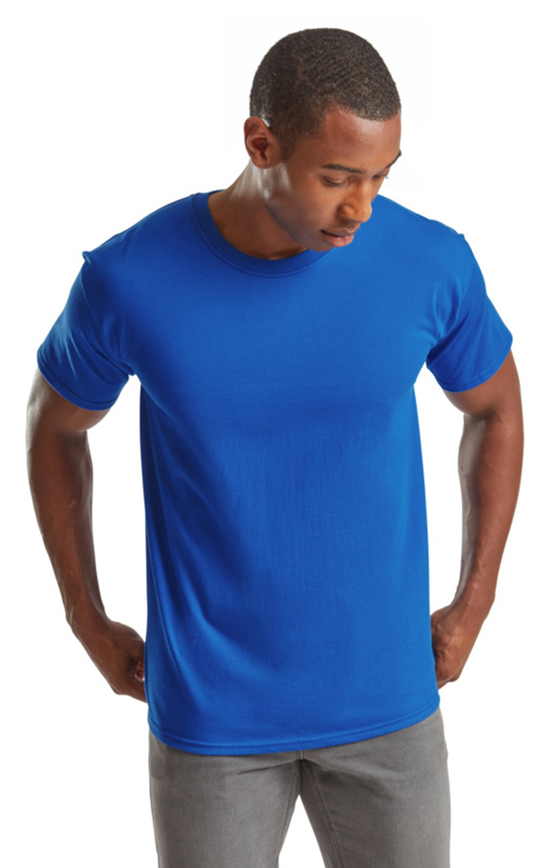 T-Shirt 61-422-0 Fruit of the Loom Ringspun Premium Iconic 195 Royal