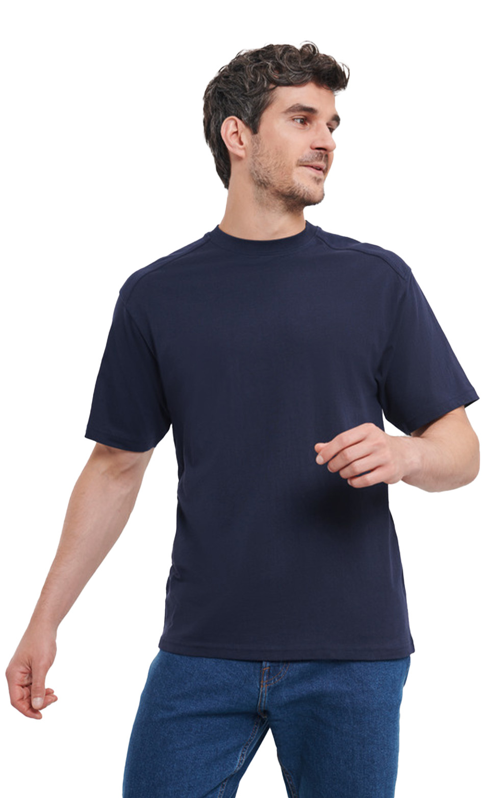 T-Shirt Εργασίας Heavy Duty R-010M-0 Russell French Navy
