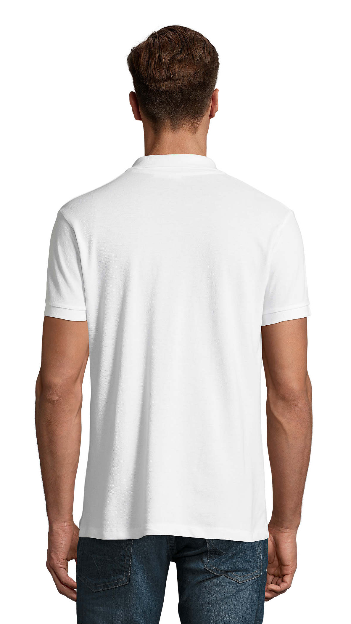 Ανδρικό Polo Πικέ 11346 Sol&Apos S Perfect Men White ανδρικά Μπλούζες Simple Wear