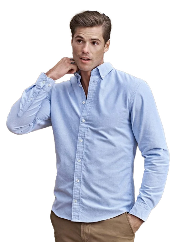 Ανδρικό Πουκάμισο 4000 Tee Jays Perfect Oxford Light Blue