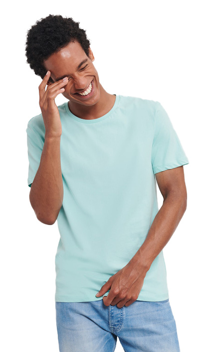 Ανδρικό T-Shirt Pure Organic R-108M-0 Russell Aqua