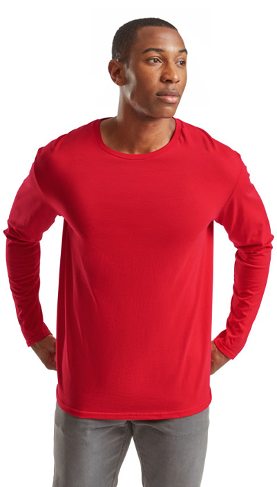 Μακρυμάνικο T-Shirt 61-446-0 Fruit of the Loom Iconic 150 Red