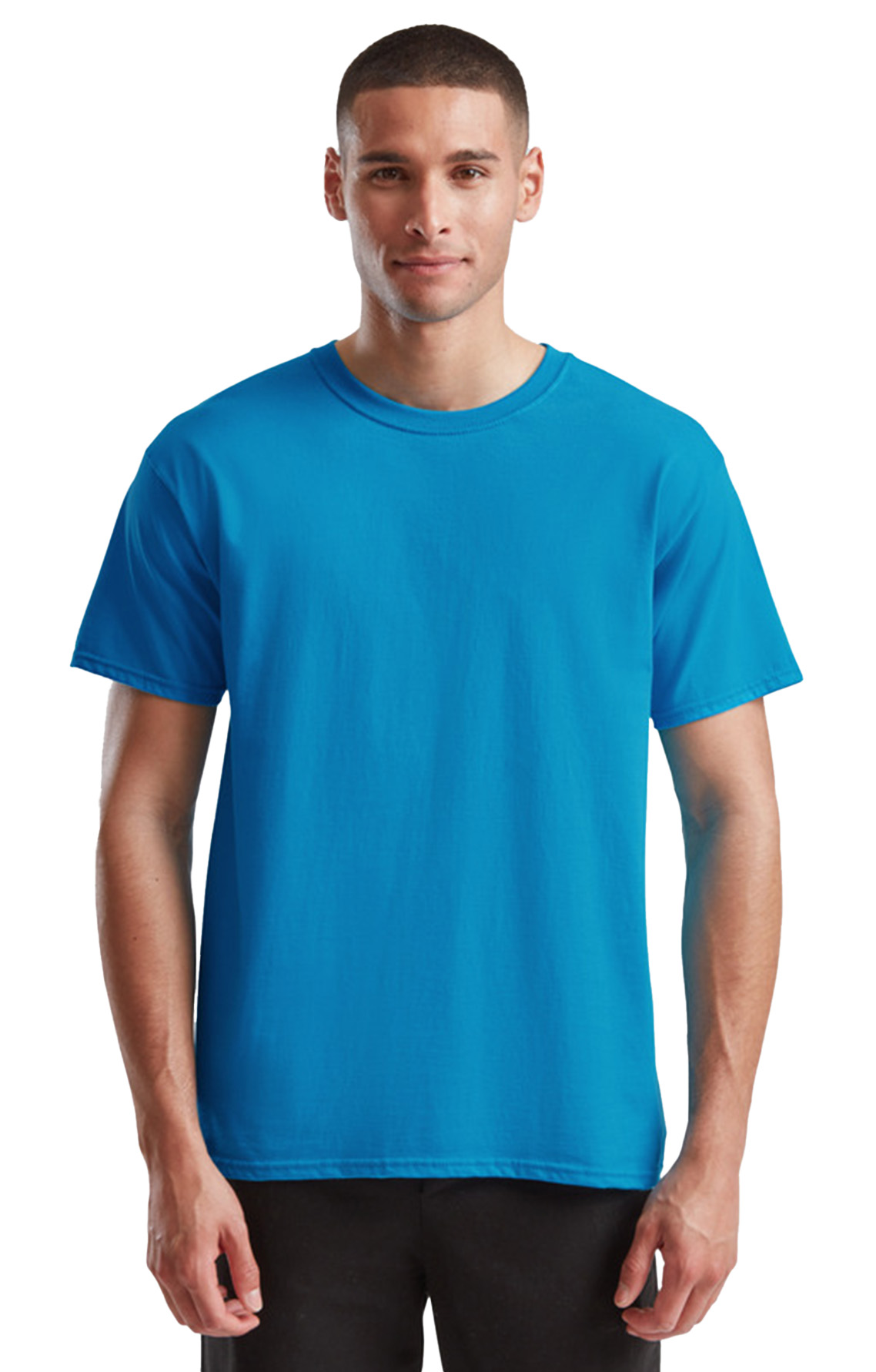T-Shirt 61-422-0 Fruit of the Loom Ringspun Premium Iconic 195 Azure Blue