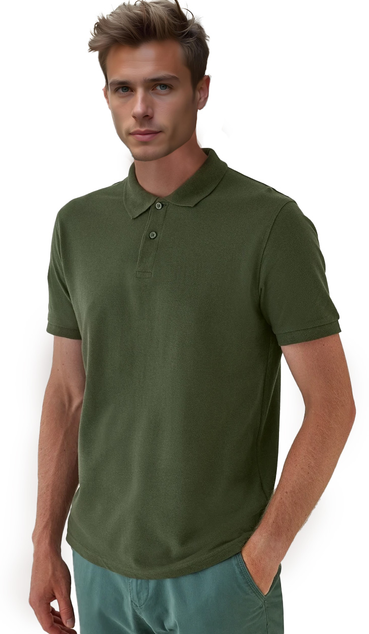 Ανδρική Μπλούζα Polo PM430 B & C Inspire Organic Urban Khaki