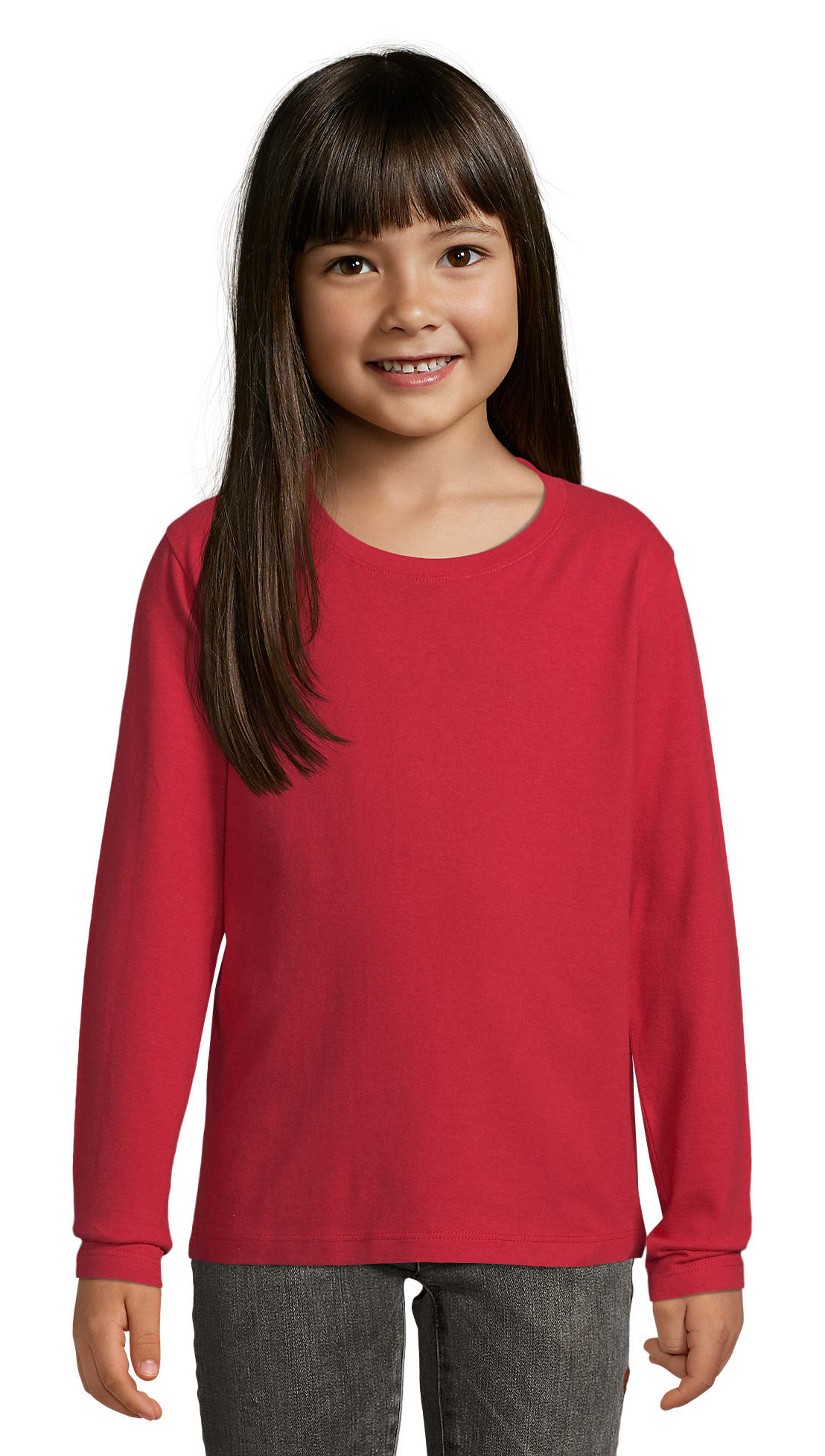 Παιδικό Μακρυμάνικο T-shirt 02947 SOL'S Imperial LSL Kids Red