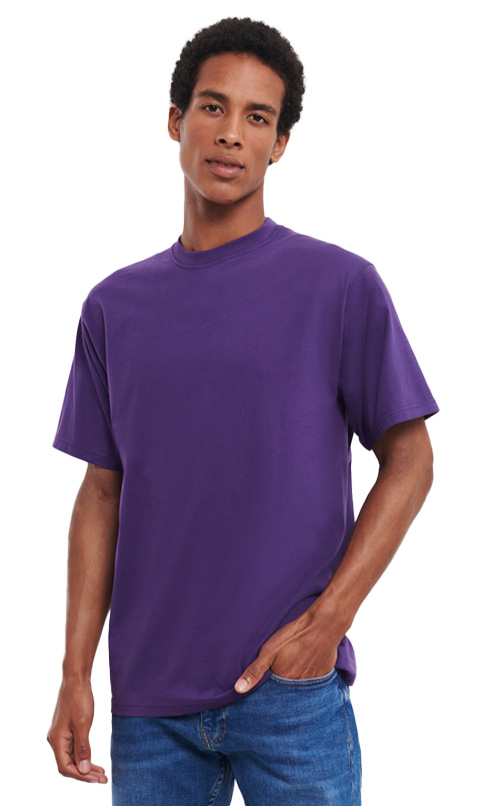 T-Shirt Classic T R-180M-0 Russell Purple
