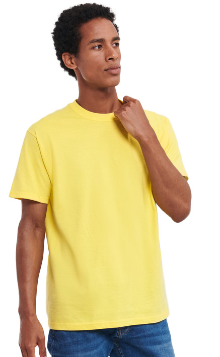 T-Shirt Classic T R-180M-0 Russell Yellow