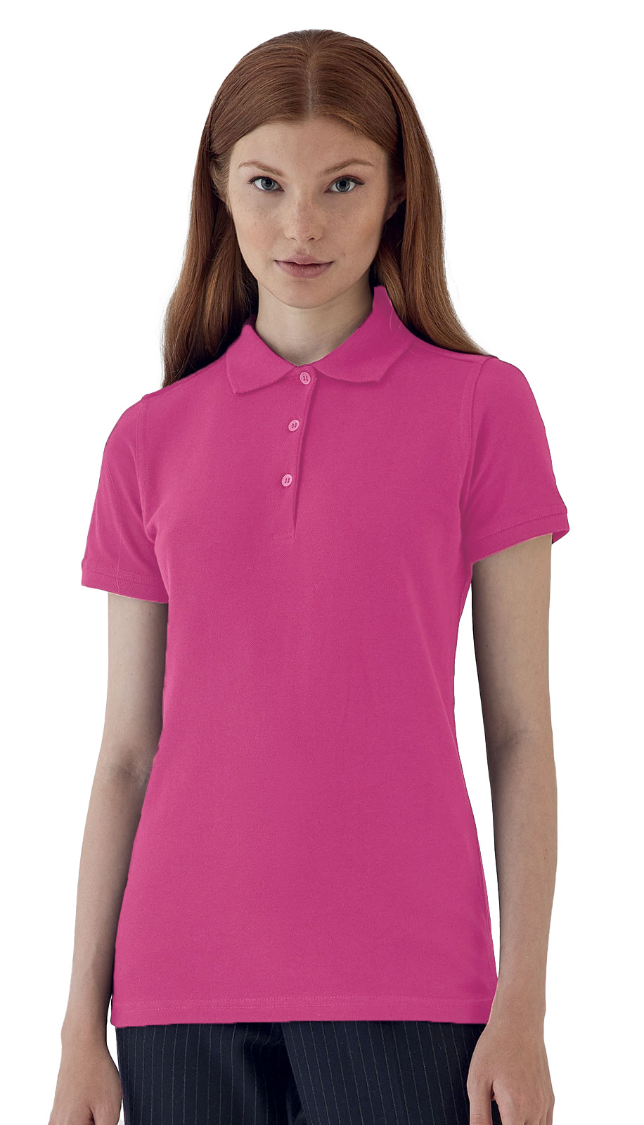 Γυναικεία Μπλούζα Polo PW457 B&C Safran Timeless Fuchsia