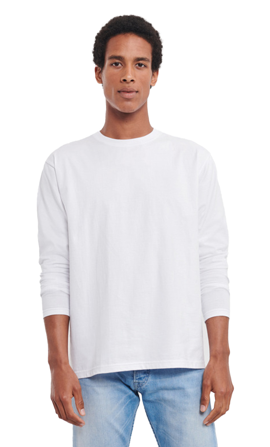 Μακρυμάνικο T-Shirt 0R180L Russell Europe White