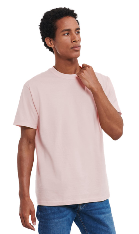 T-Shirt Classic T R-180M-0 Russell Powder Rose