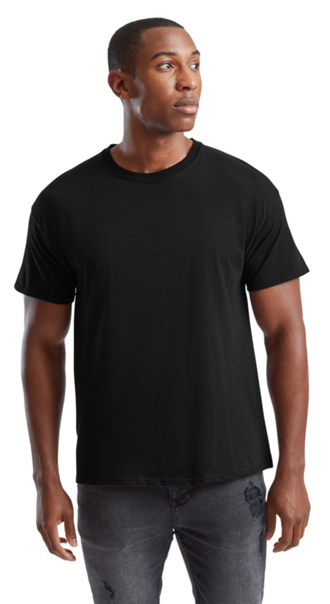 Ανδρικό T-Shirt 61-082-0 Fruit of the Loom Black