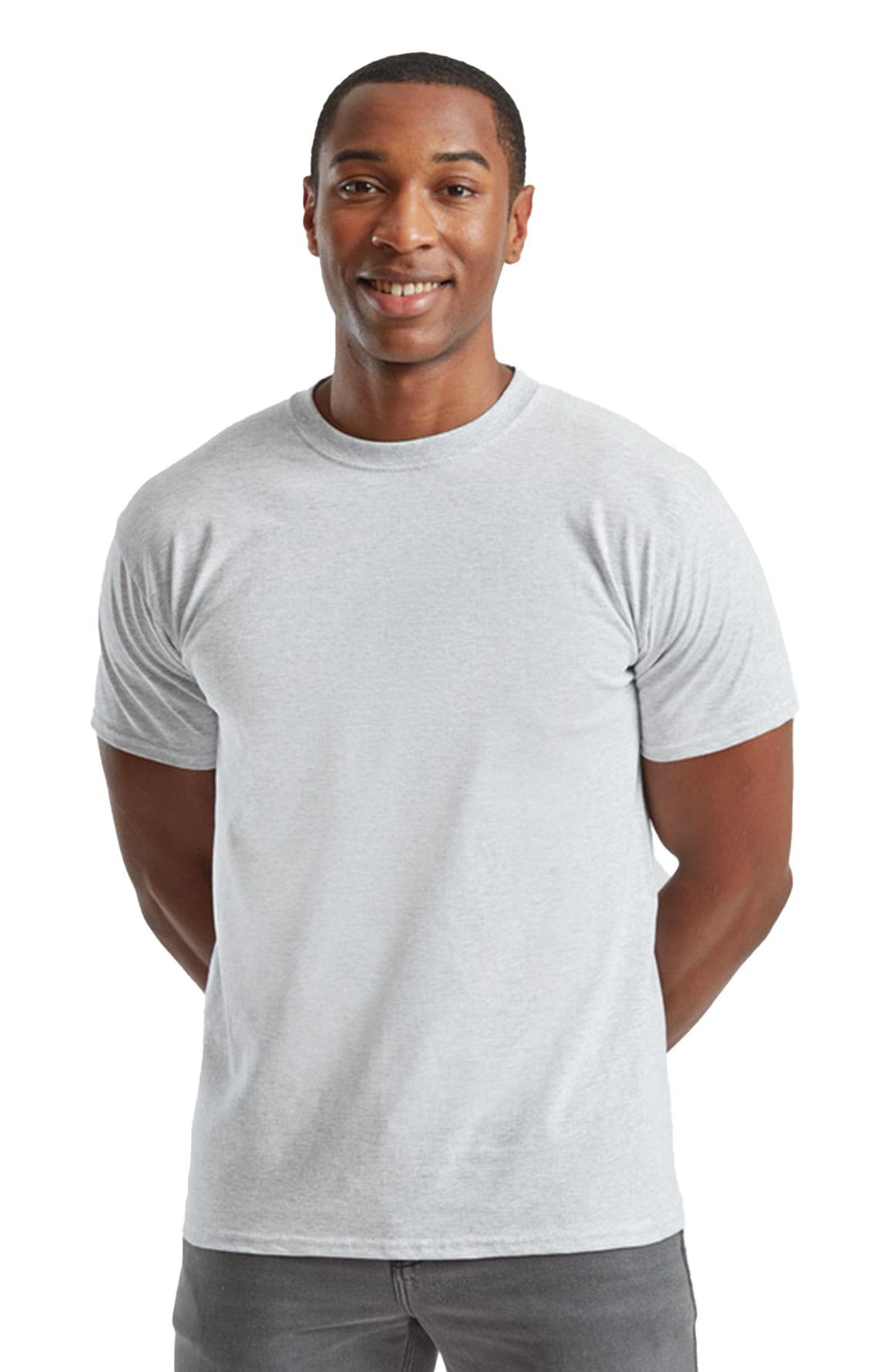 T-Shirt 61-044-0 Fruit of the Loom Super Premium Heather Grey