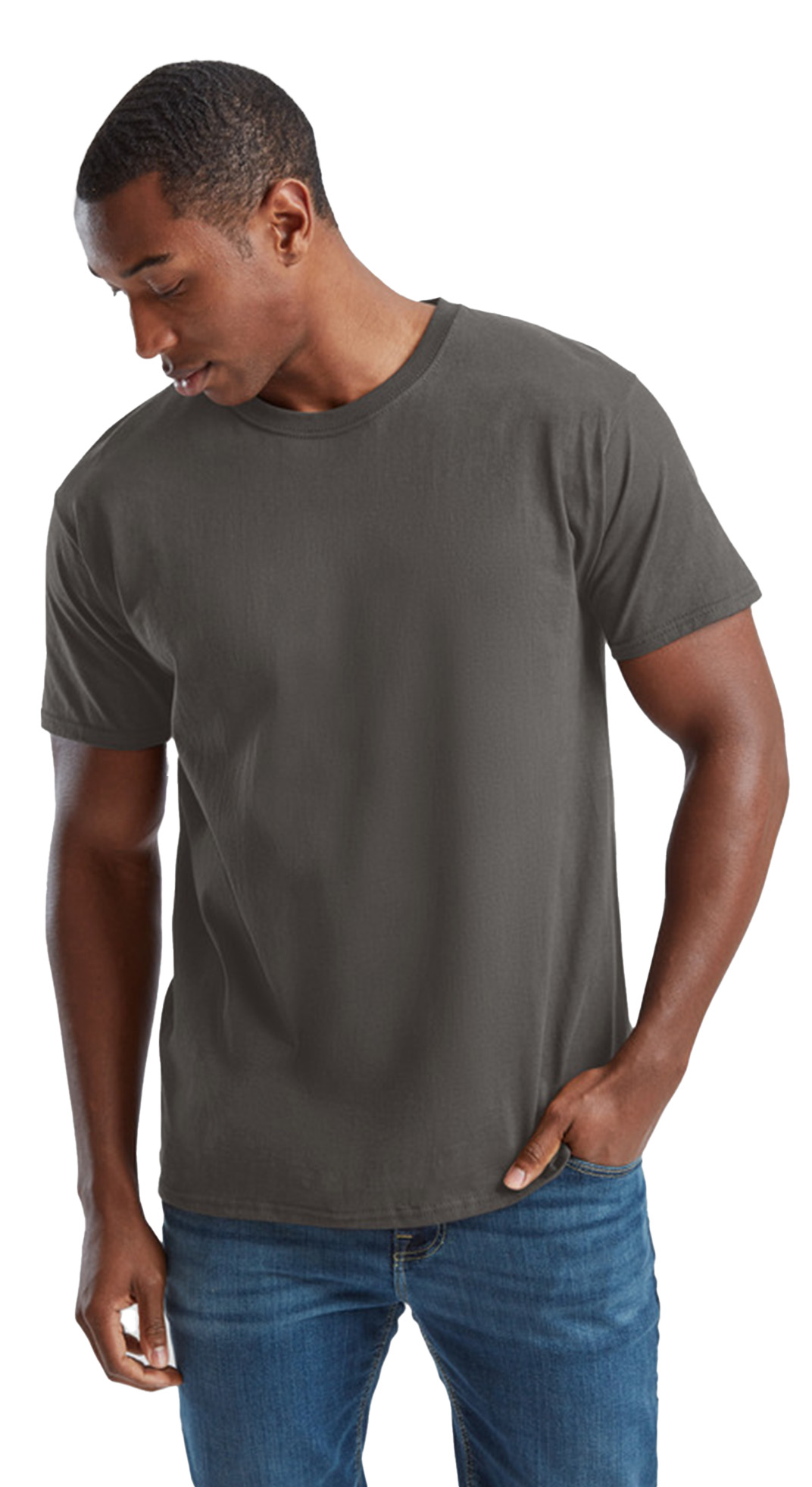 T-Shirt 61-036-0 Fruit of the Loom Valueweight Light Graphite