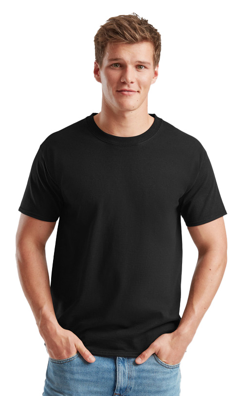 Ανδρικό T-Shirt Heavy Cotton 61-212-0 Fruit of the Loom Black