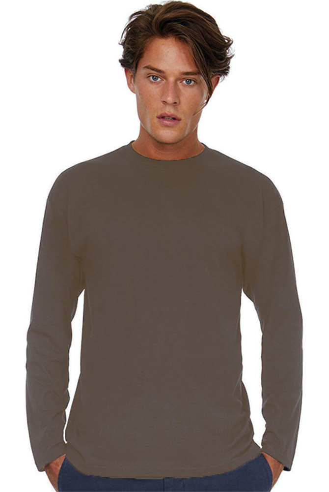 Μακρυμάνικο T-Shirt E150 LSL TU05T B & C Bear Brown