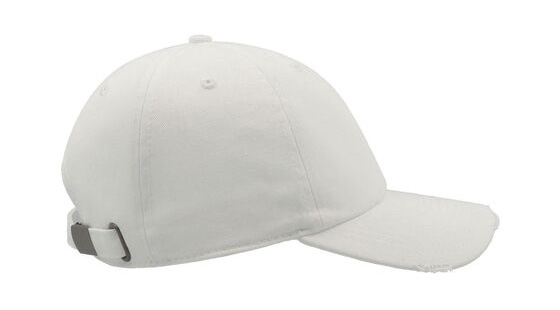 Καπέλο Τζόκεϊ DADE Atlantis Dad Hat Destroyed Εξάφυλλο Chino Twill White