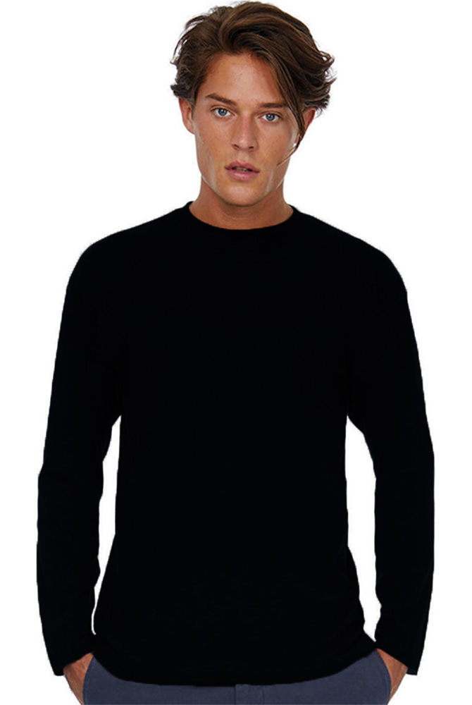 Μακρυμάνικο T-Shirt E150 LSL TU05T B & C Black