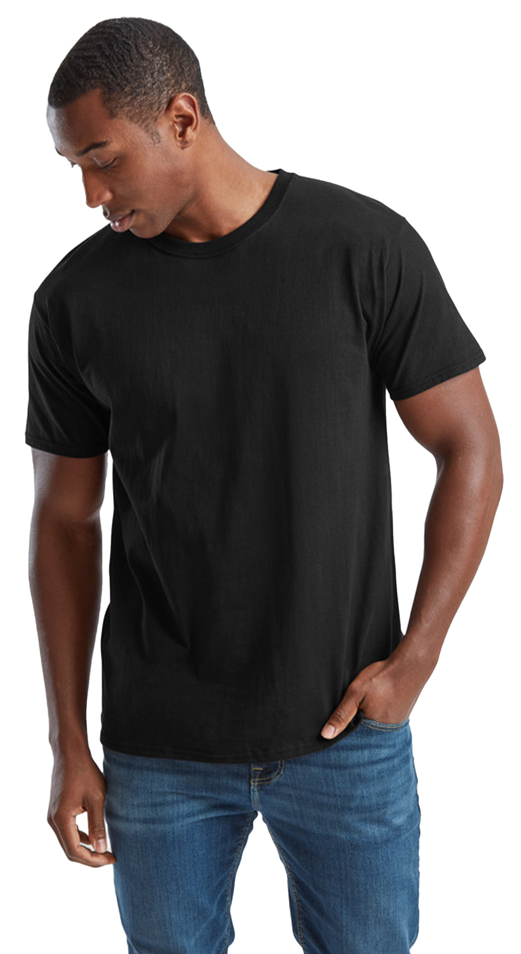 T-Shirt 61-036-0 Fruit of the Loom Valueweight Black