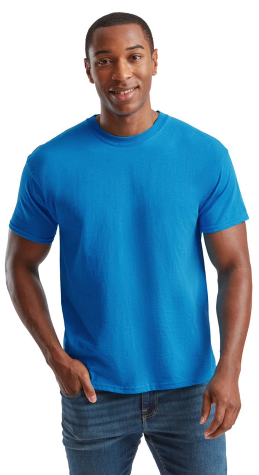 Ανδρικό T-Shirt 61-082-0 Fruit of the Loom Azure Blue