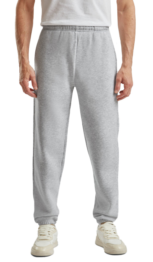 Elasticated Cuff Jog Pants Heather Grey
